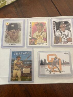 Baseball Card Lot - Yankees & Padres Mixed Players